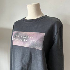 Saturday's New York City Crewneck Graphic Sweatshirt